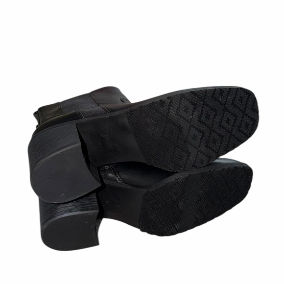 Zodiac Claret Chelsea Boots 11 Brown Ankle Booties Vegan Leather Heel - Picture 3 of 5